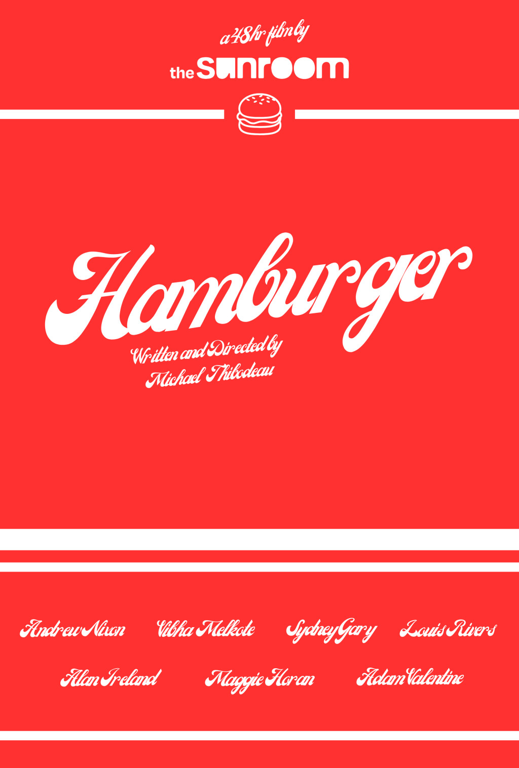 Filmposter for Hamburger